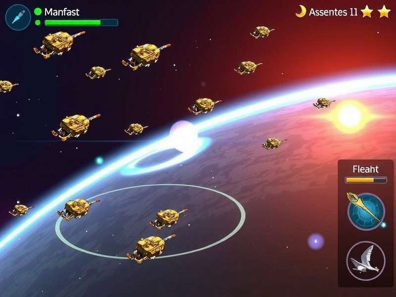 Jalebi Galaxy Conquest fleet management interface